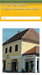 Mobile Screenshot of fritzmuehle.at